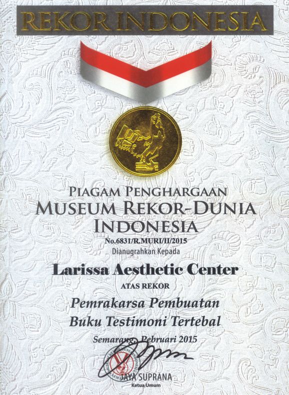 Pemrakarsa Pembuatan Buku Testimoni Tertebal
