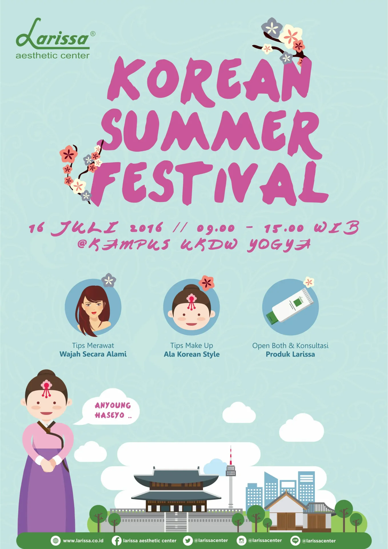 Ikuti Korean Summer Festival Bersama Larissa
