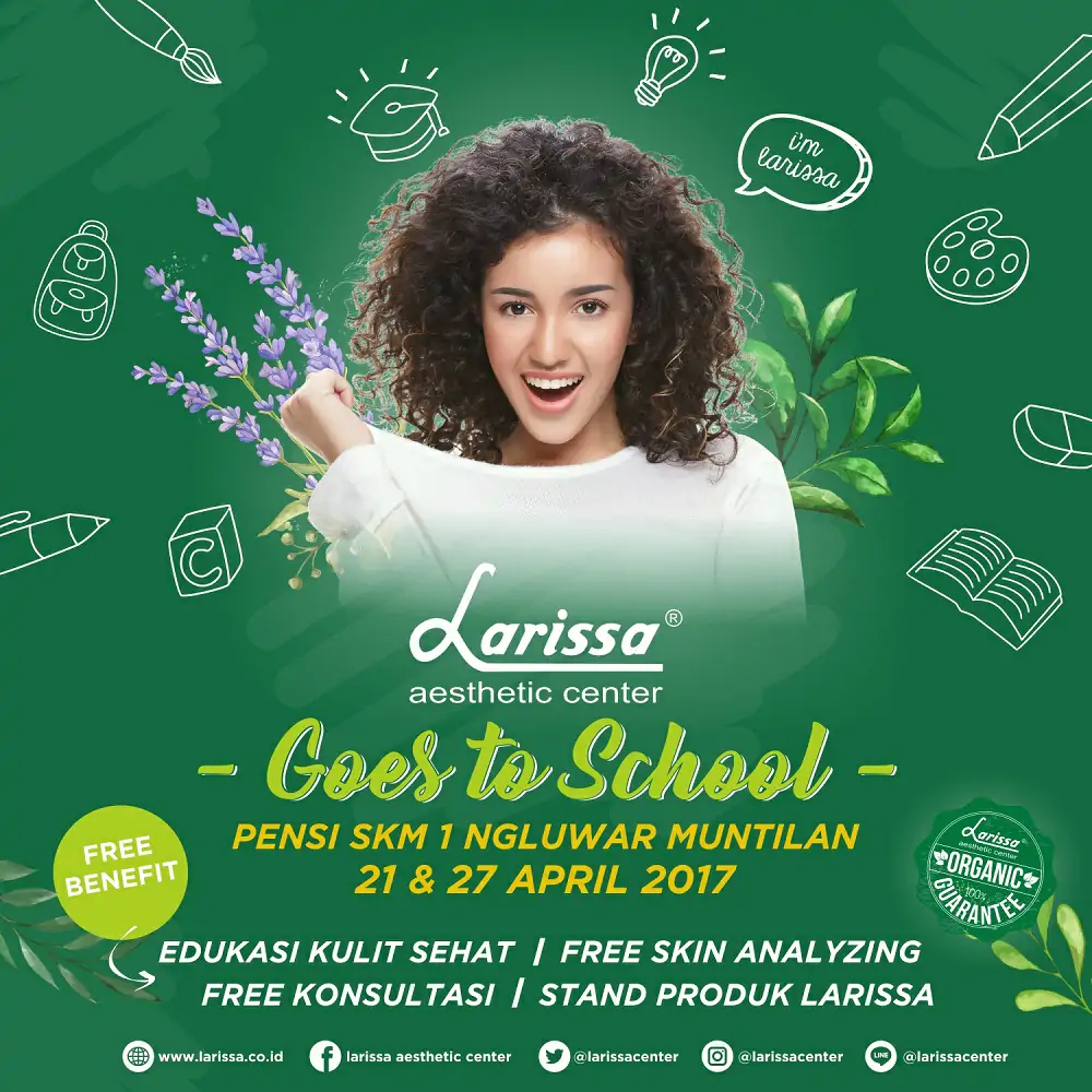 Larissa Goes To School SKM 1 Ngluwar Muntilan 21 & 27 April 2017