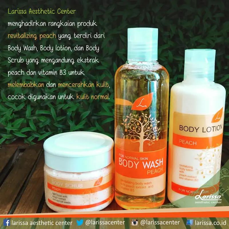 KULIT CANTIK SEHAT ALAMI DENGAN REVITALIZING PEACH SERIES LARISSA