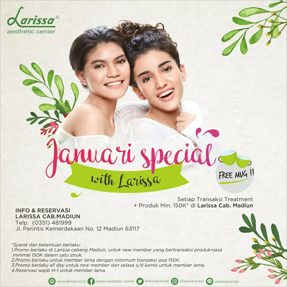 Januari Spesial With Larissa Madiun, Free Mug Cantik !!