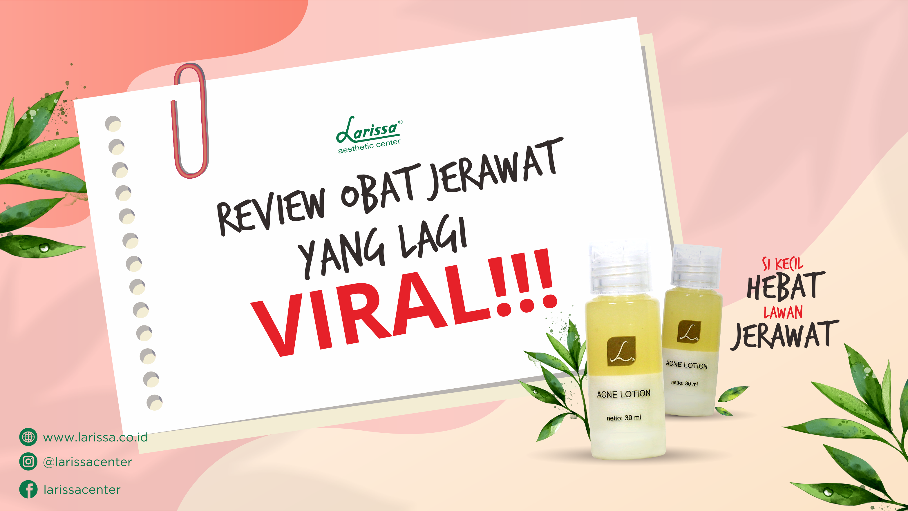Review Produk Jerawat Viral Acne Lotion