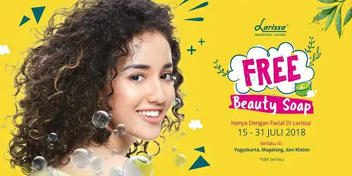 Mau Dapat Gratis Green Beauty Soap? Yuk Langsung Datang ke Gerai Larissa