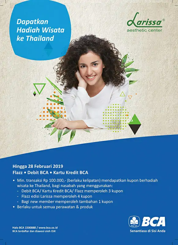 Promo Wisata Thailand, Camera Canon dan Smartphone Android Larissa - BCA