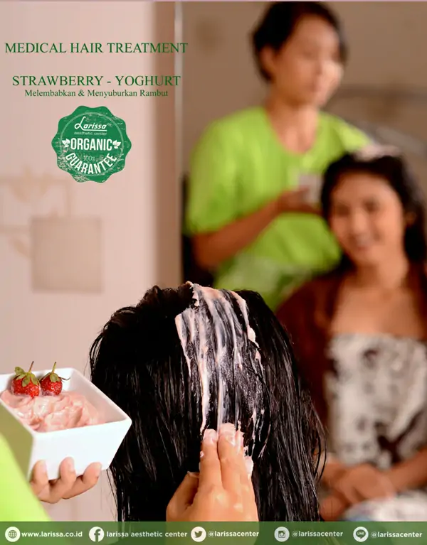 Suburkan dan Lembabkan Rambut Dengan Hair Treatment Strawberry-Yoghurt