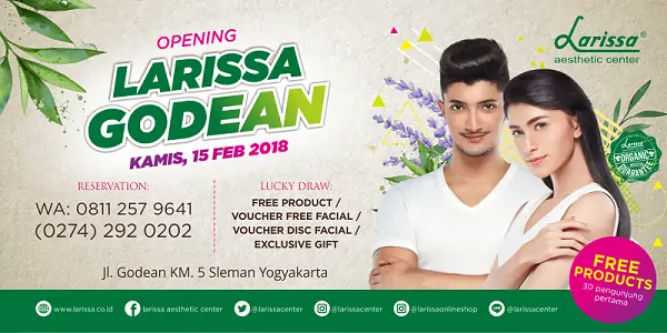 Dibuka Larissa Godean Yogyakarta, Banyak Hadiah Langsung di Pembukannya...!!