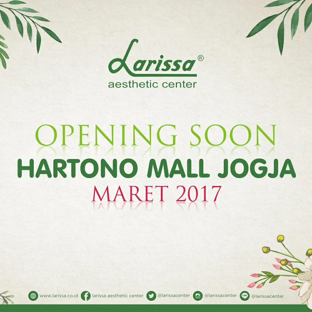 Opening Soon Larissa Hartono Mall Yogyakarta