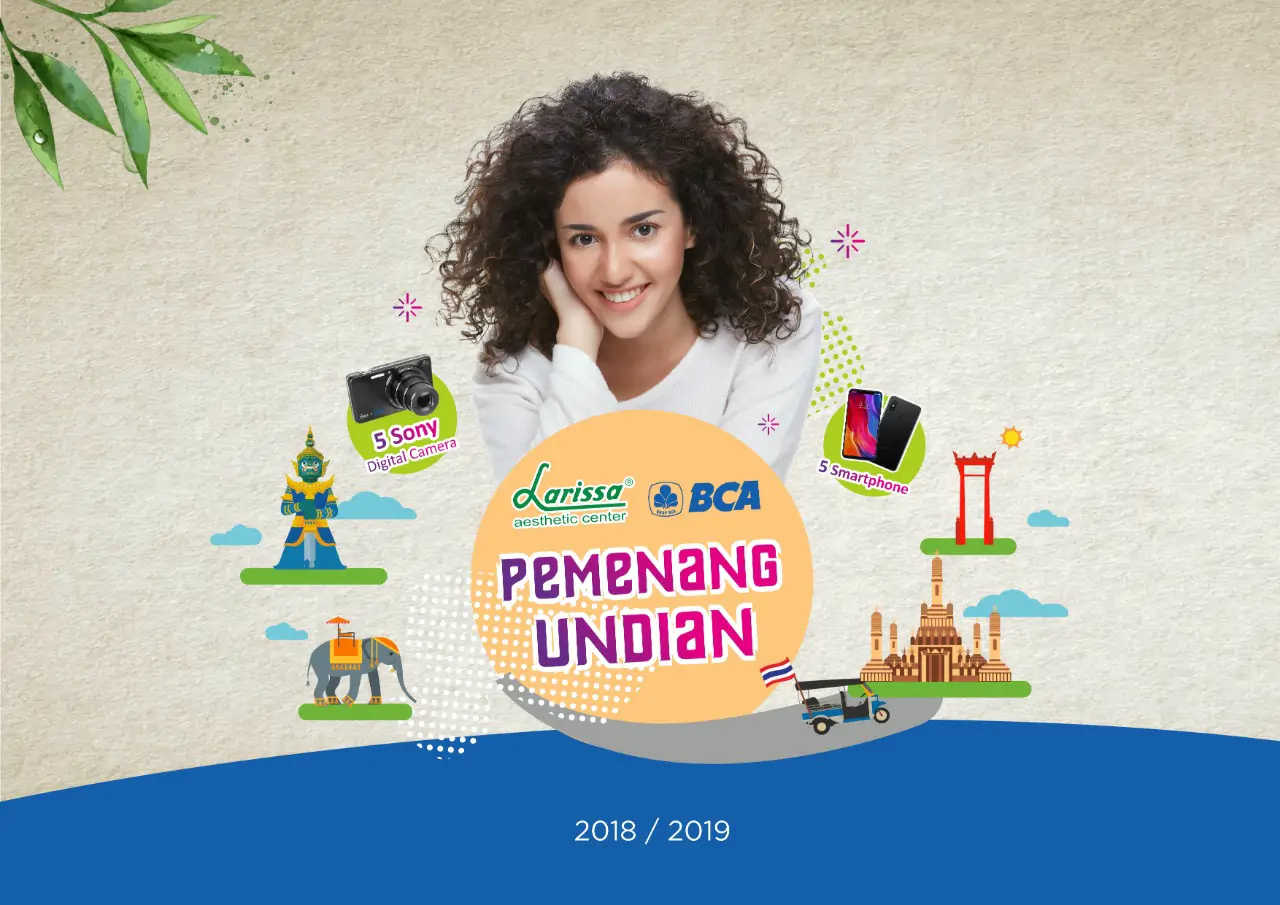 Daftar Pemenang Pengundian Larissa Dan BCA Trip To Thailand