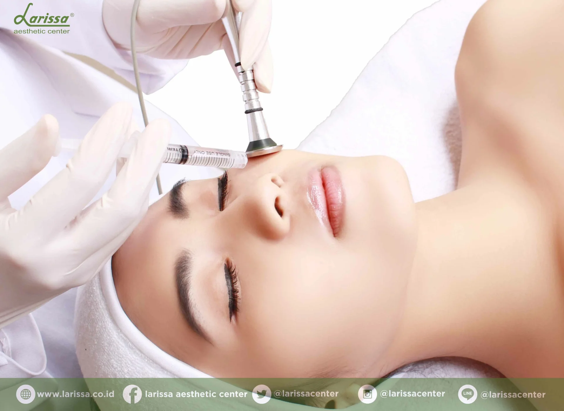 Wajah Cerah Bebas Jerawat Dengan Larissa Mesotherapy Without-Needle