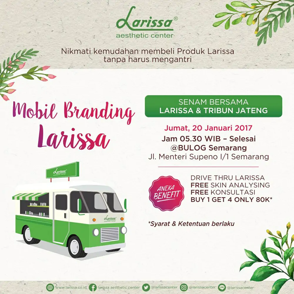 Senam Bersama Larissa dan Tribun Jateng