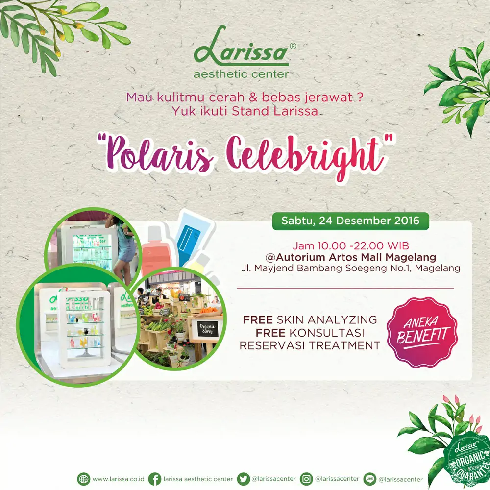 Stand Larissa "Polaris Celebright" di Autorium Artos Mall Magelang
