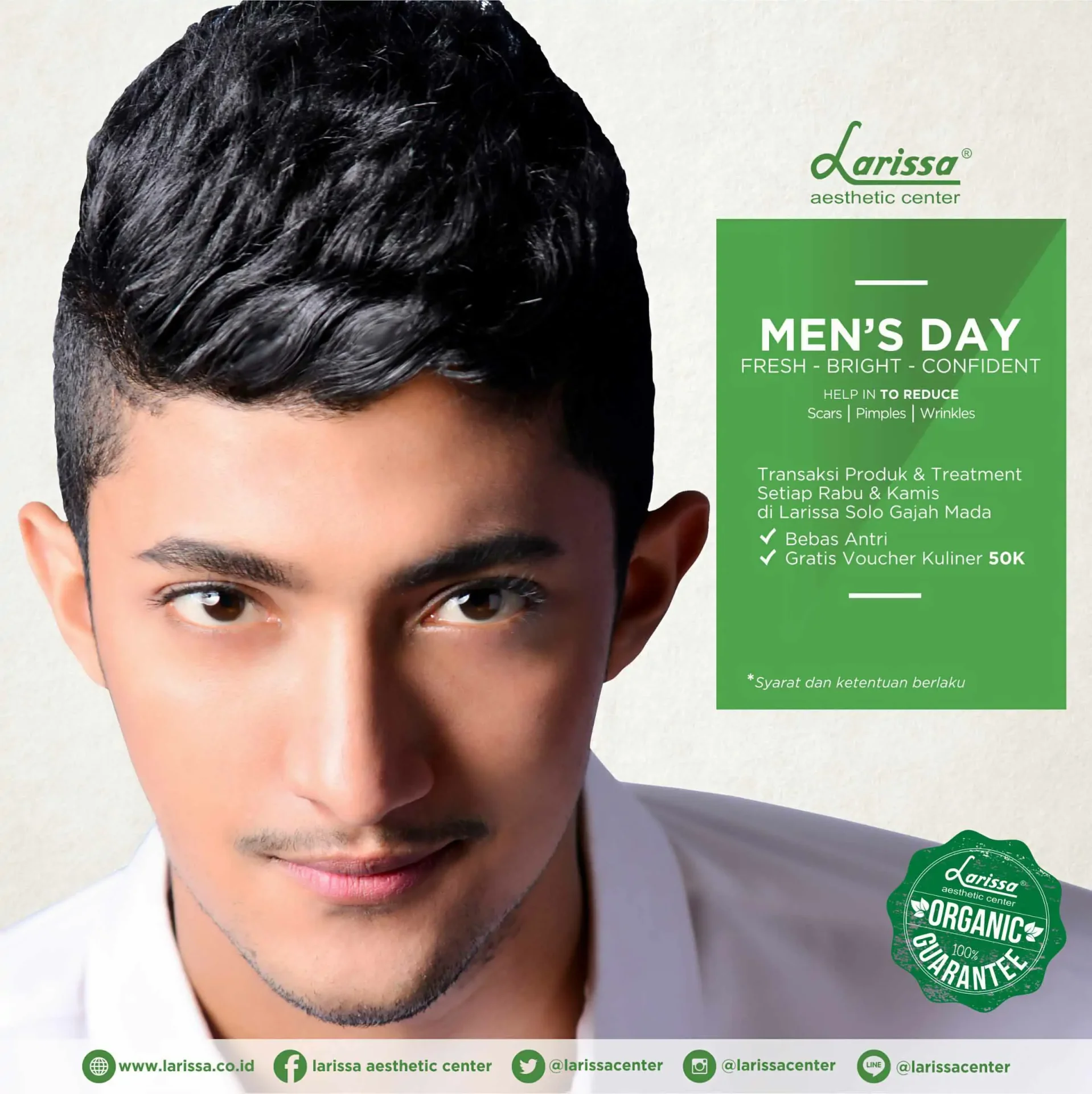 Mens Day Promo Treatment Larissa Cab. Solo Gajah Mada