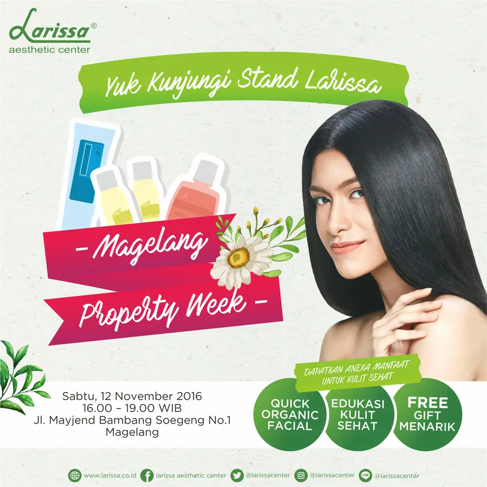 Kunjungi Stand Larissa "Event Magelang Property Week" di Atrium Artos Magelang