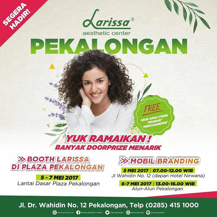 Semarak Pre Opening Larissa Cabang Pekalongan