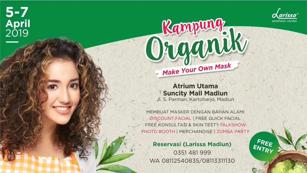 Serbu Flash Sale Facial Di Kampung Organik Larissa Madiun