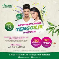 Larissa Hadir Di Tenggilis Surabaya! Banyak Hadiah Langsung Yang Bisa Kamu Dapatkan Lho
