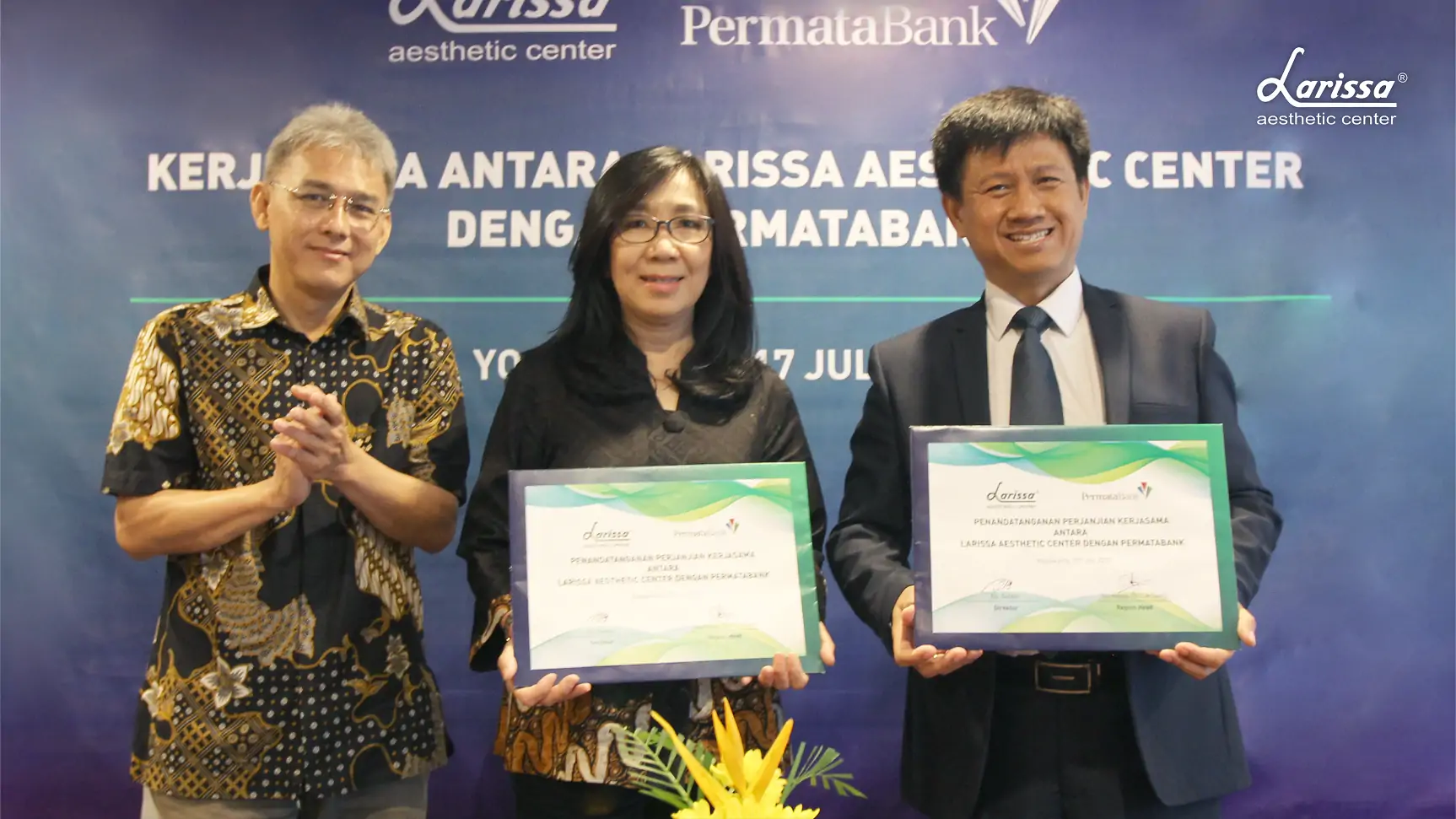 Beri Kemudahan Dan Kejutan Cashback Untuk Pelanggan, Larissa Aesthetic Center Jalin Kolaborasi Bersama PermataBank