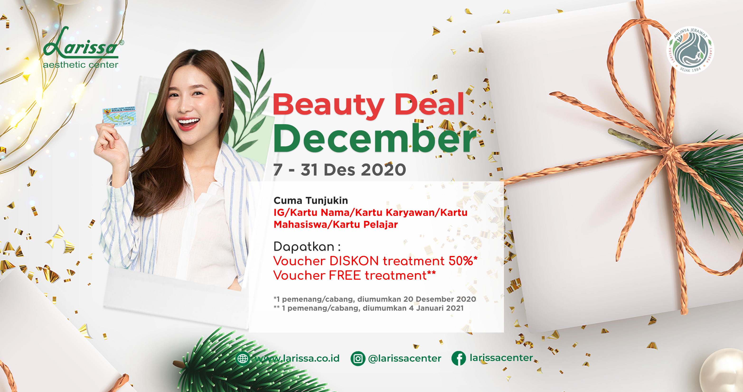 Beauty Deal December, Facial Bisa Dapat Facial Lagi?