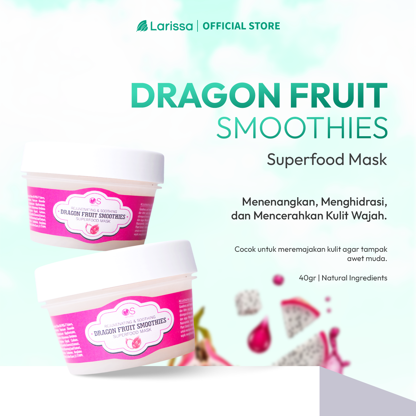 OSN Superfood Mask Dragon Fruit Smoothies