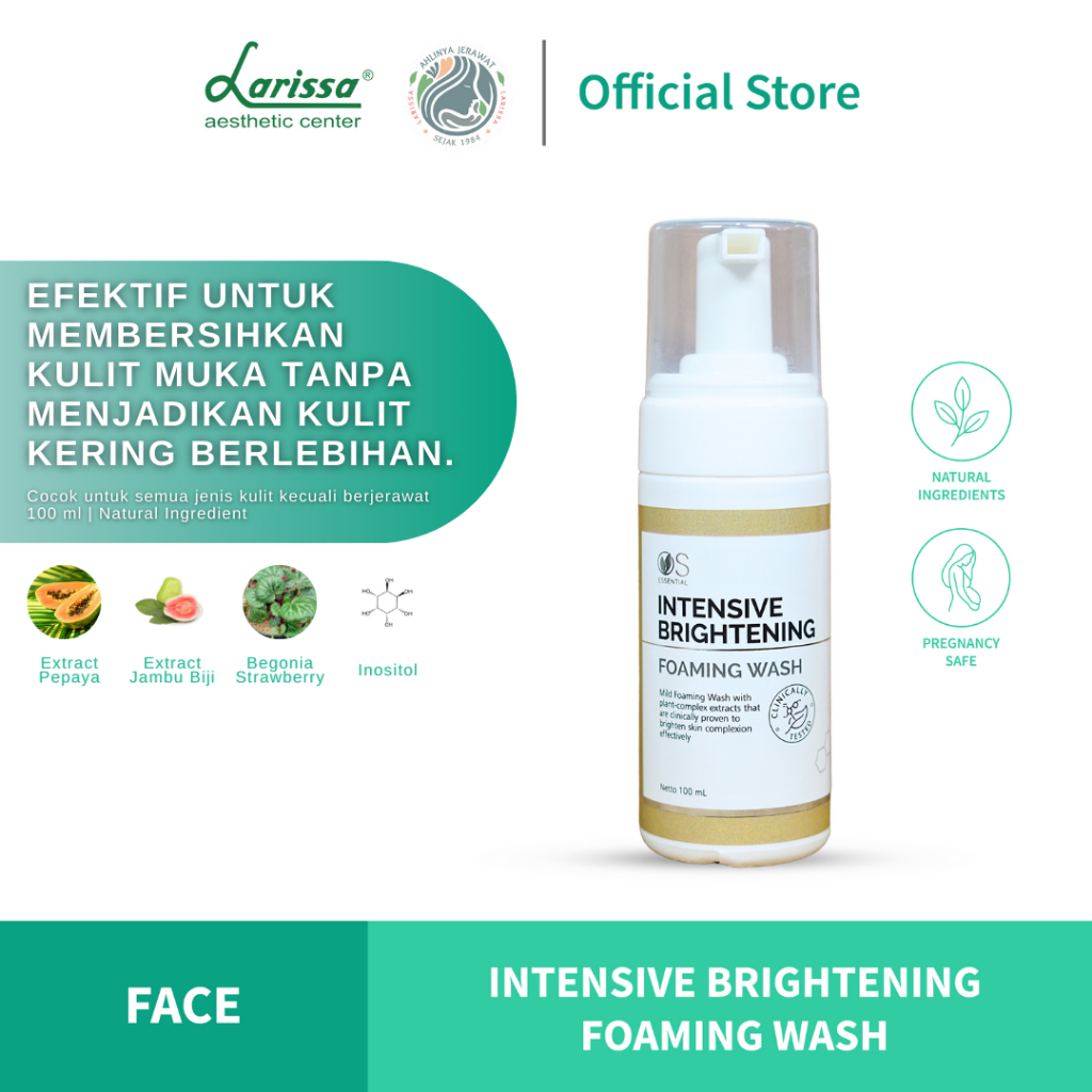 OS Essential Intensive Brightening Foaming Wash