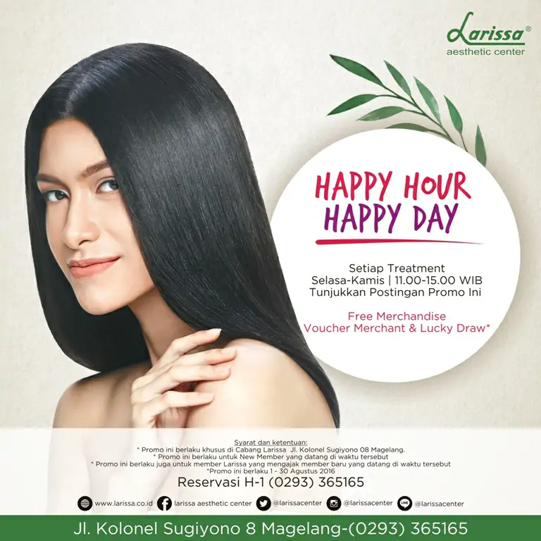 Happy Hour Promo Treatment Larissa Cabang Magelang