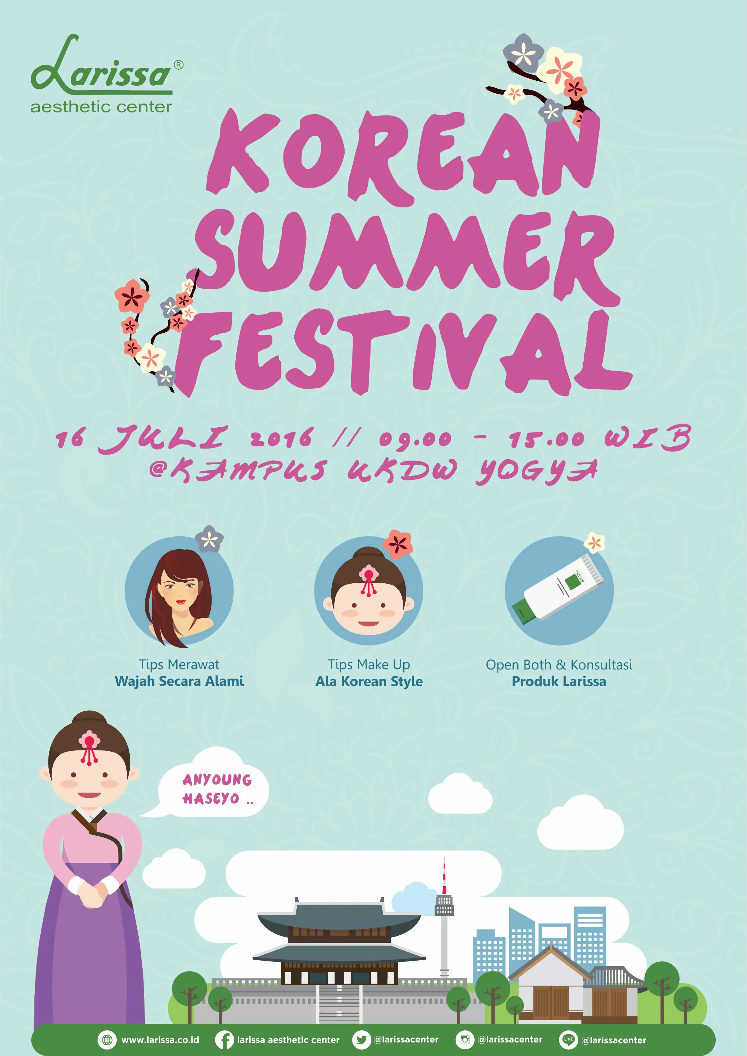 Ikuti Korean Summer Festival Bersama Larissa