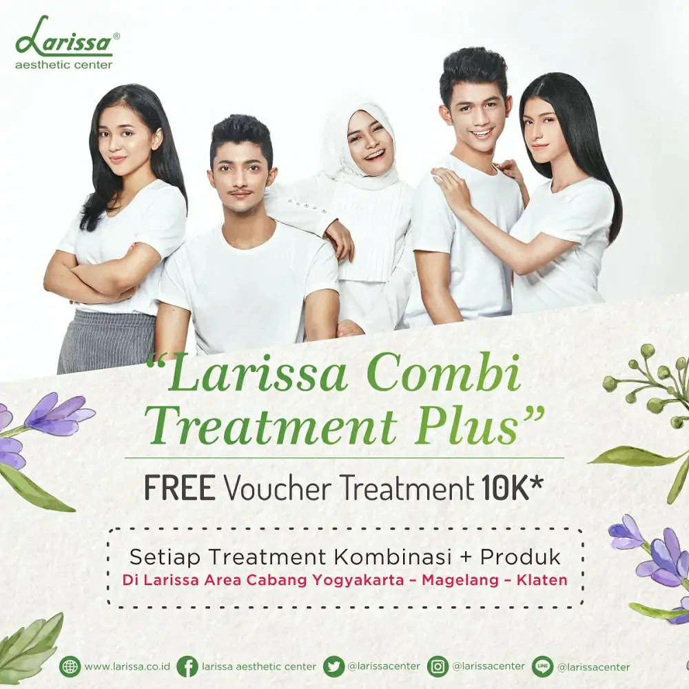 Larissa Combi Treatment Plus, Free Voucher Treatment 10K