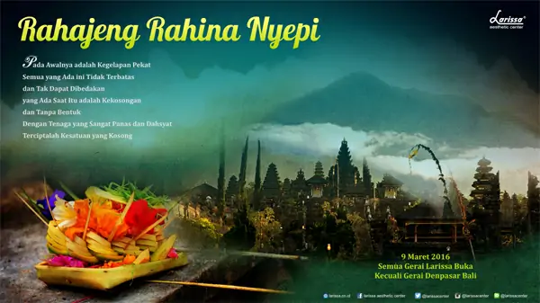 Selamat Hari Raya Nyepi 2016