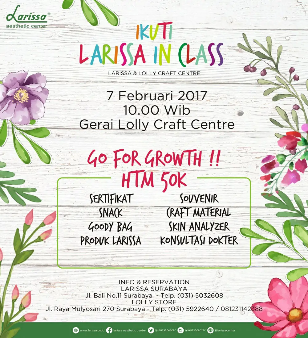 Larissa In Class Surabaya Bersama Lolly Craft Centre