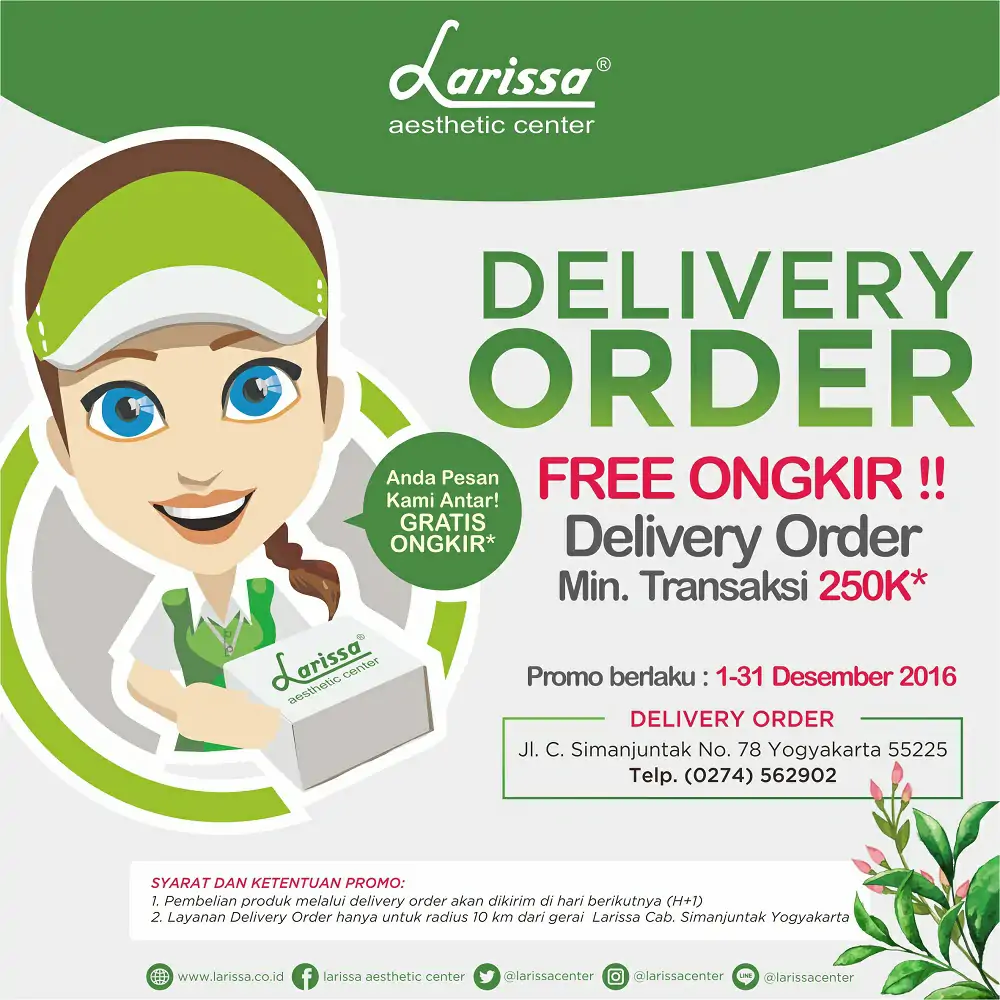 FREE Ongkir* Delivery Order Larissa Cab. Jl. C Simanjuntak Yogyakarta