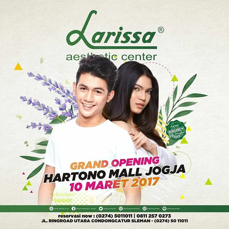 Grand Opening Larissa Hartono Mall Jogja 10 Maret 2017