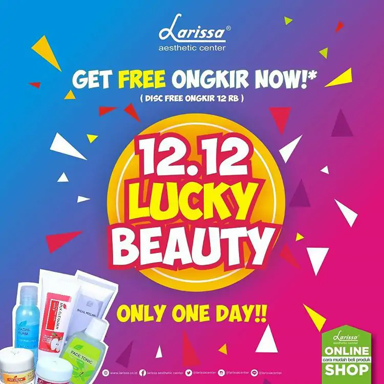 FREE Ongkir Larissa Onlineshop 12-13 Desember 2016