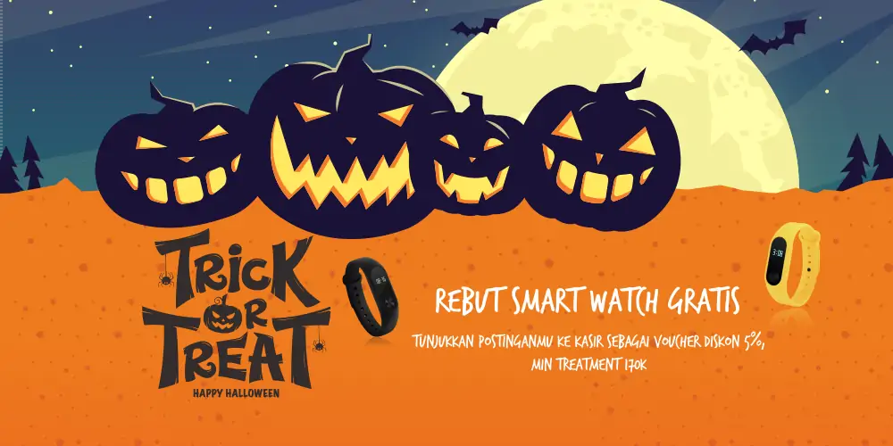 Halloween Party, Ada Diskon Sampai Smartwatch Gratis Juga!