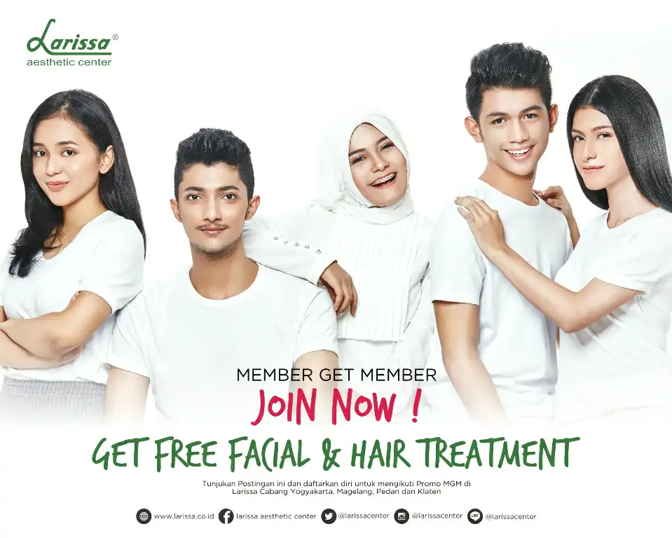 Free Facial & Hair Treatment Member Get Member