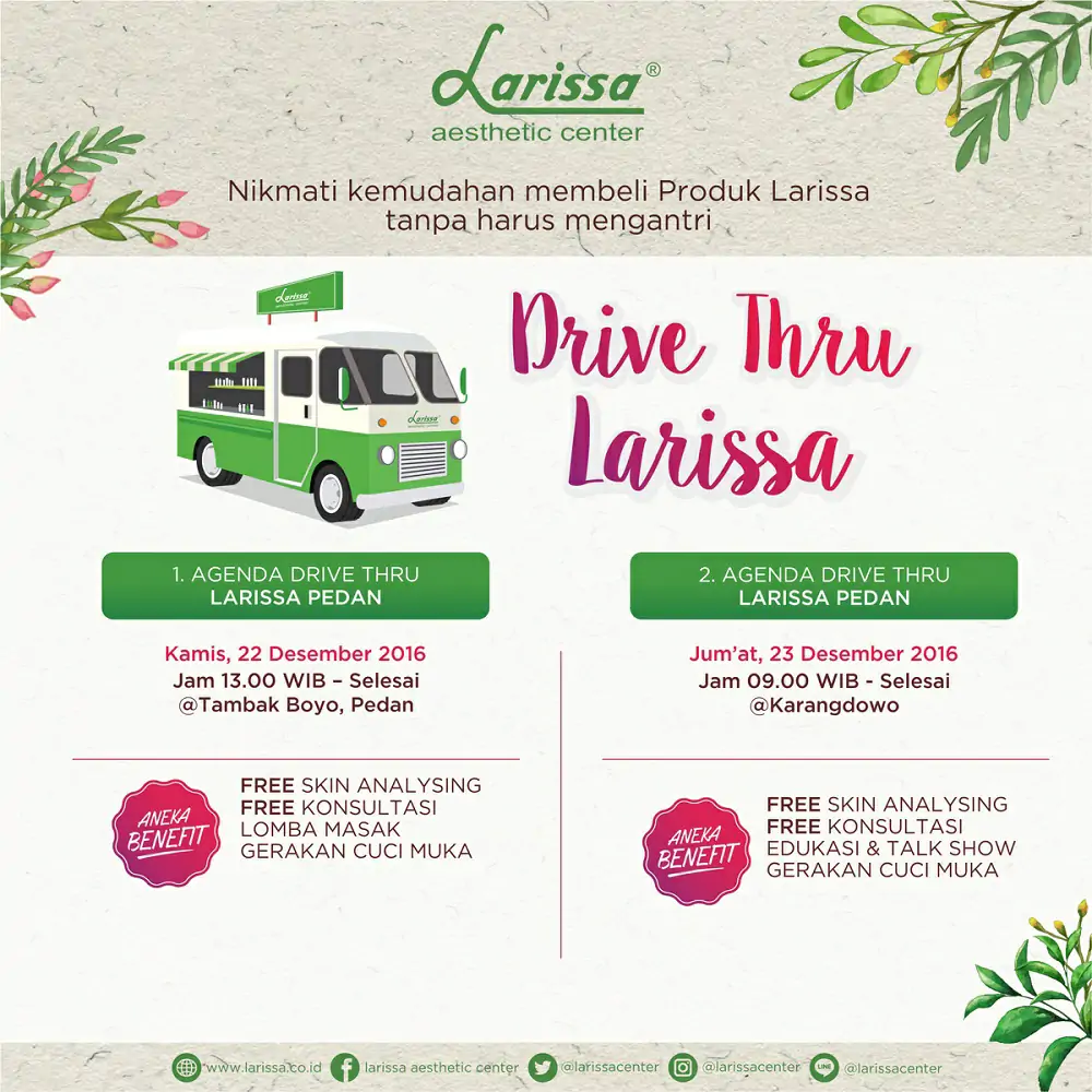 Agenda Drive Thru Larissa Pedan dan Karangdowo Klaten