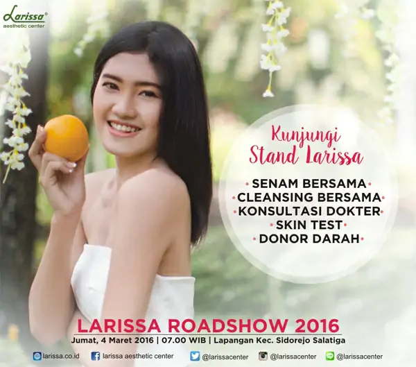 Larissa Aesthetic Center Roadshow  di Salatiga