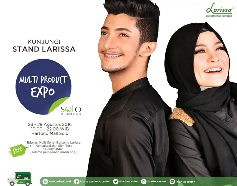 Kunjungi Stand Larissa di Multi Product Expo Hartono Mall Solo 23 - 28 Agustus 2016