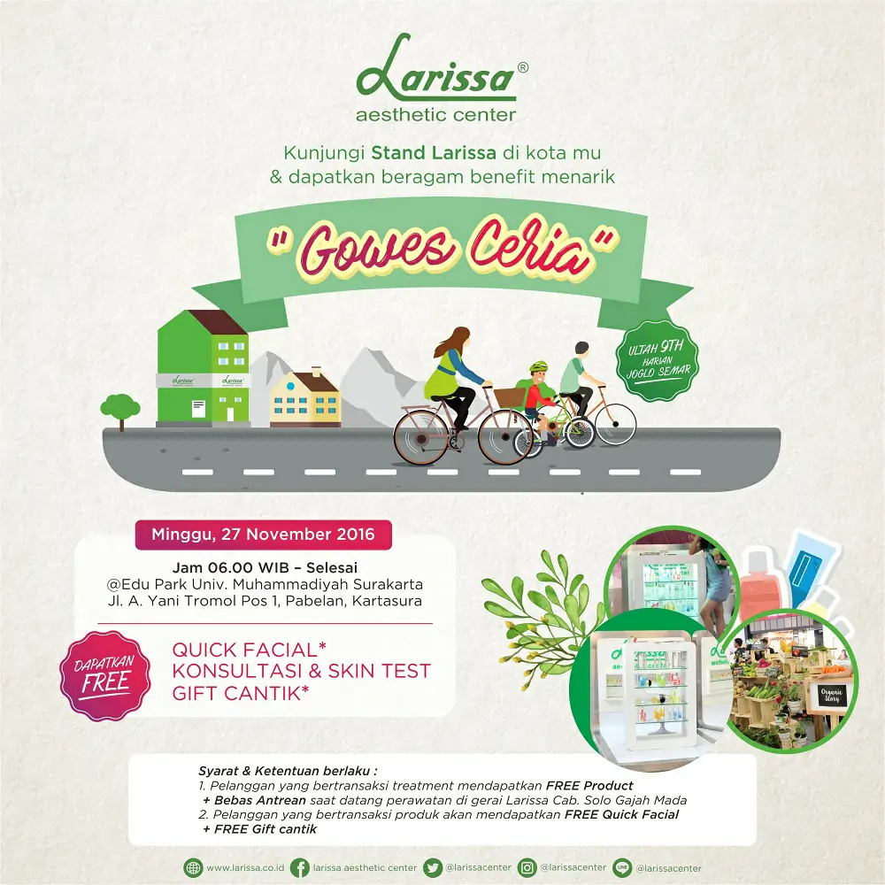 Stand Larissa Gowes Ceria Joglo Semar di Edu Park Univ. Muhammadiyah Surakarta