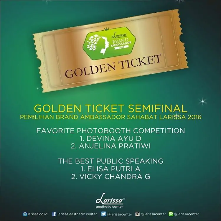 Peserta Audisi #BASL2016 Peraih Golden Ticket di Audisi Semarang