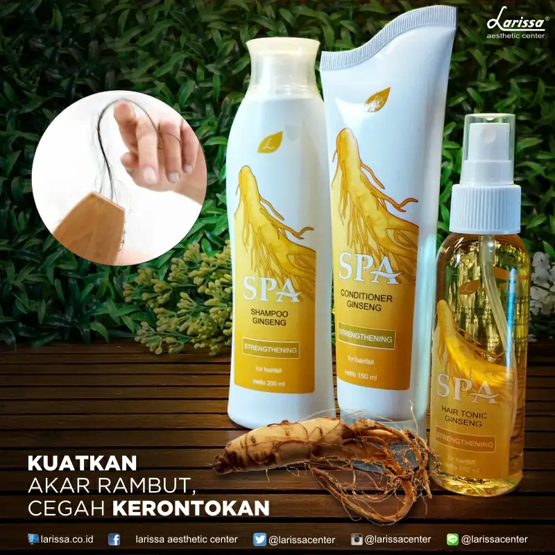 Bebaskan Kerontokan, Kuatkan Akar Rambut Dengan Ginseng Series Larissa