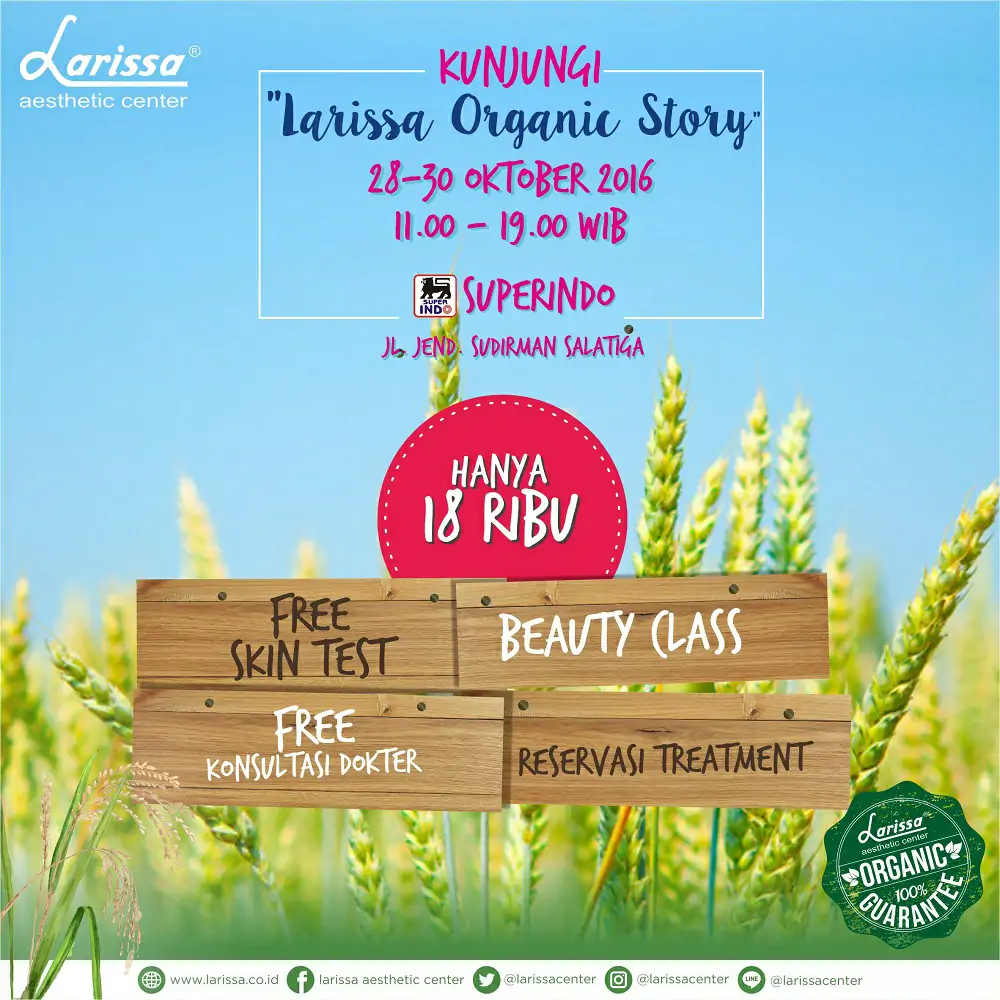 Larissa Organic Story Superindo Salatiga