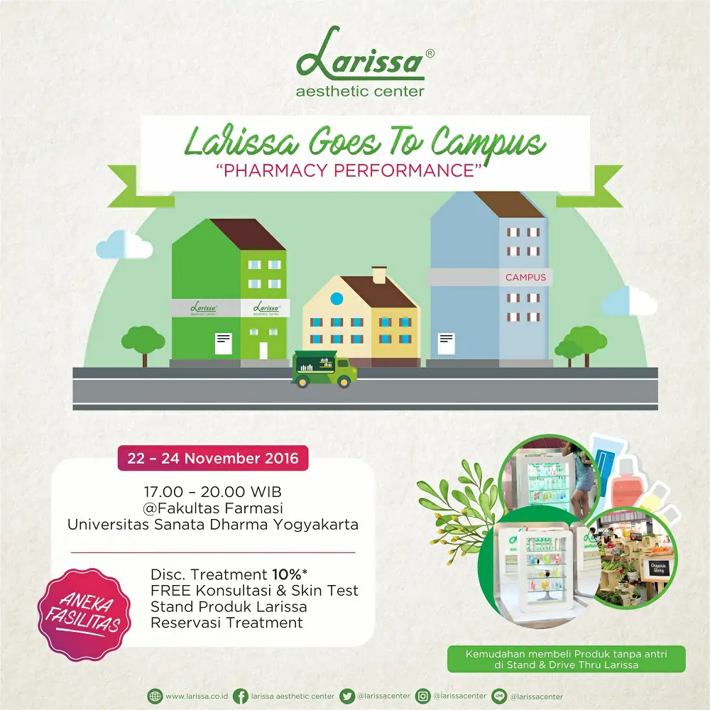 Larissa Goes To Campus Fakultas Farmasi Univ. Sanata Dharma Yogyakarta