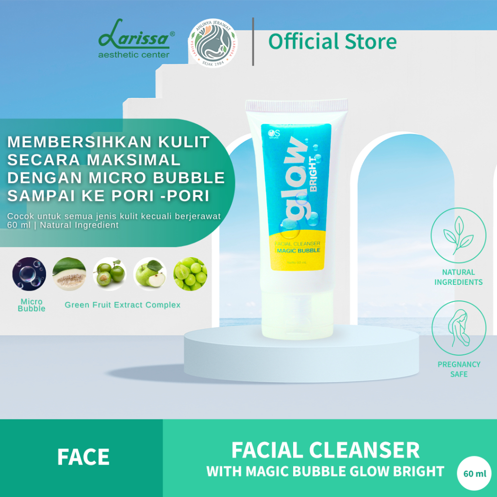 OSN Glow Bright Cleanser With Magic Bubble
