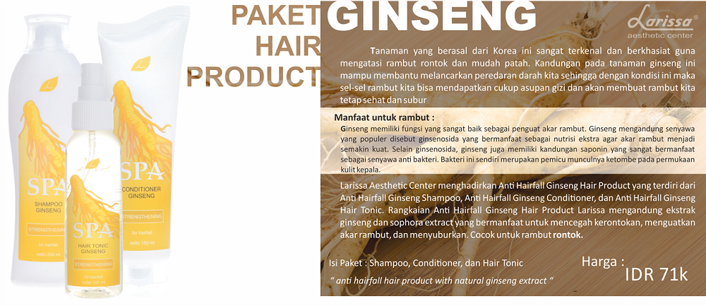 Paket Hair Product Ginseng